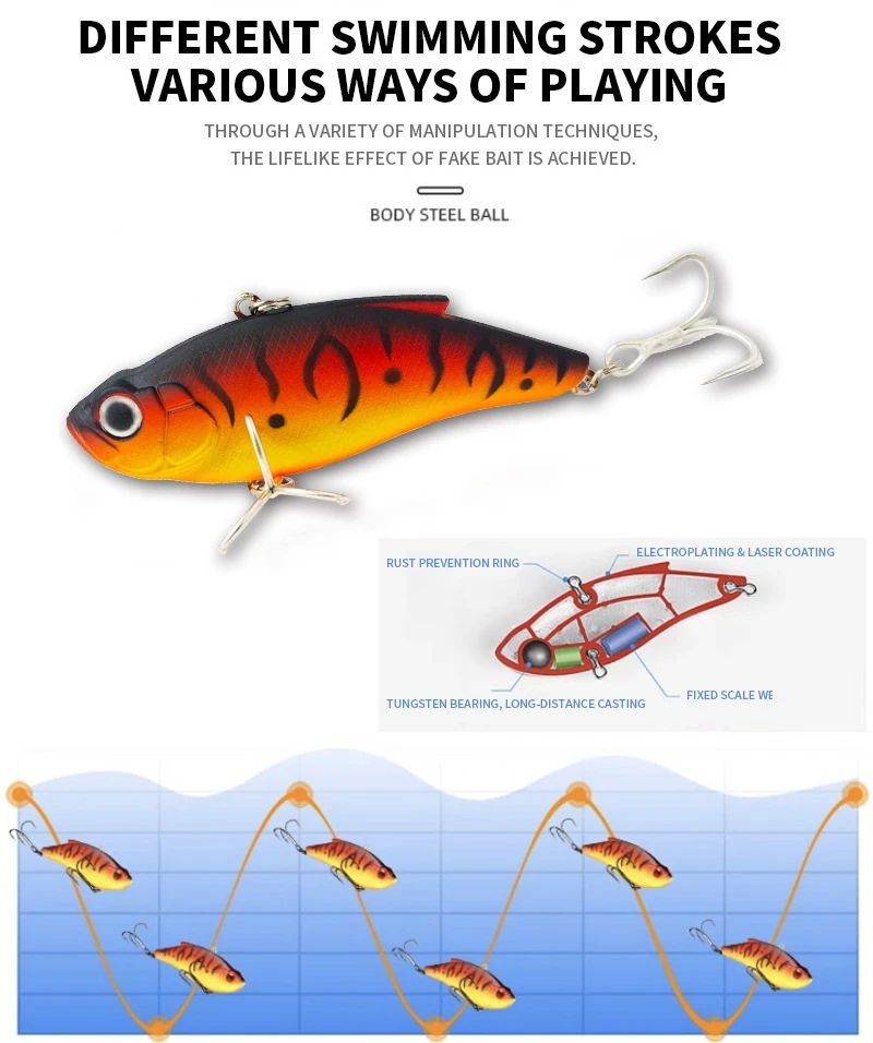 Private Label Lipless Fishing Lures - 副本 Private Label Lipless Fishing Lures - 副本