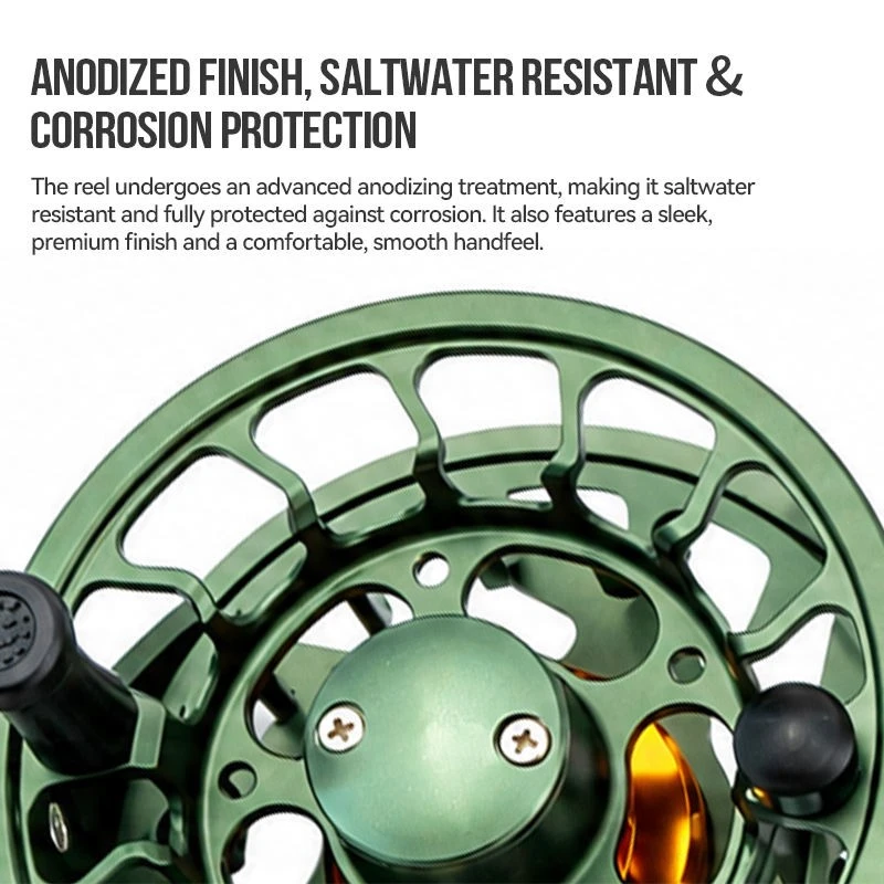 CNC aluminum salmon fly reel