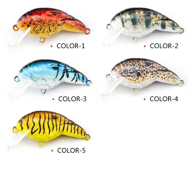 shallow diver crankbait five colors(001) shallow diver crankbait five colors(001)
